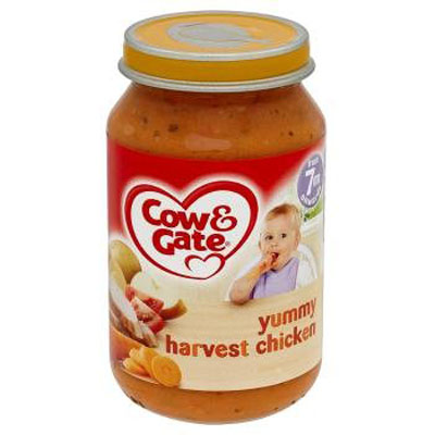 Cow & Gate Yummy Harvest Chicken Baby Food Jar 7+ months