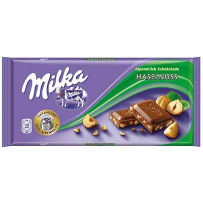 Milka Hazelnut Chocolate