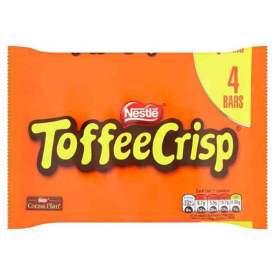 Toffee Crisp Chocolate Multipack 4Pk