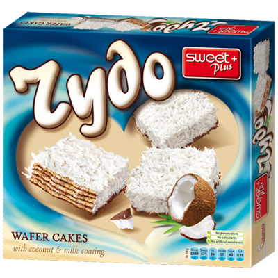 Zydo Wafer Cakes with Coconut