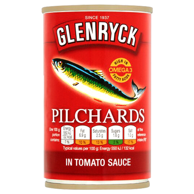 Glenryck Pilchards In Tomato Sauce