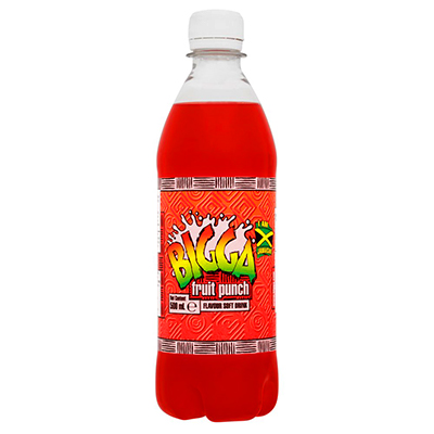 Bigga Fruit Punch Flavour Soft Drink