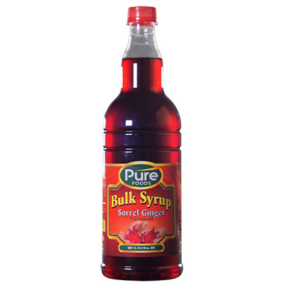 Pure Foods Bulk Syrup Sorrel Ginger