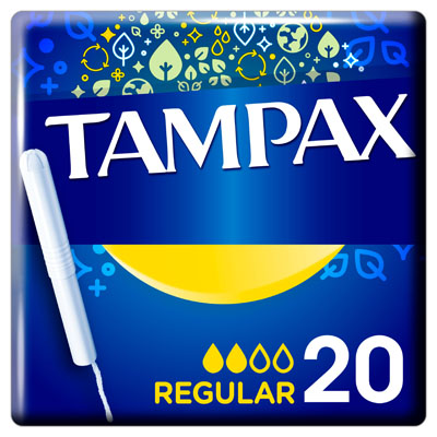 Tampax Regular Tampons Applicator 20pk