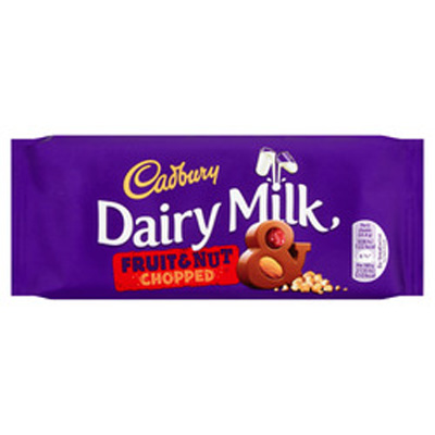 Cadbury Dairy Milk Fruit & Nut Chopped Chocolate Bar