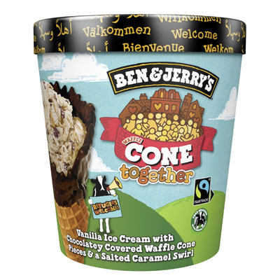 Ben & Jerrys Cone Together Ice Cream