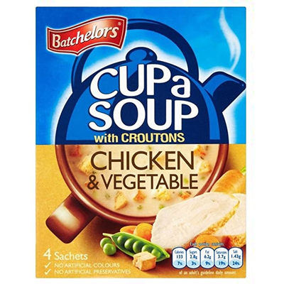 Batchelors Cup A Soup Chicken And Vegetable With Croutons