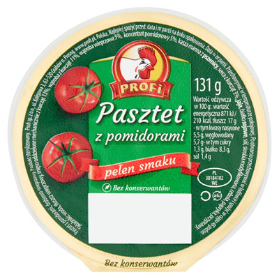 Profi Poultry Pate With Tomatoes