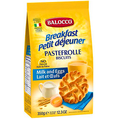 Balocco Milk and Eggs Breakfast Biscuits