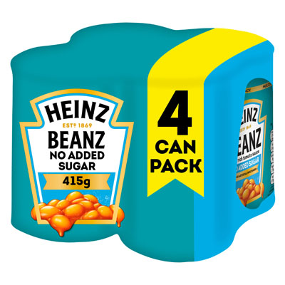 Heinz No Added Sugar Beanz In Tomato Sauce