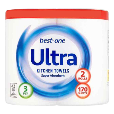 Best-one Ultra Kitchen Towel 2pk