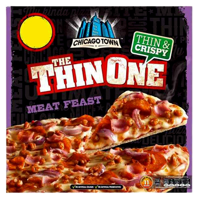 Chicago Town The Thin One Meat Feast Pizza