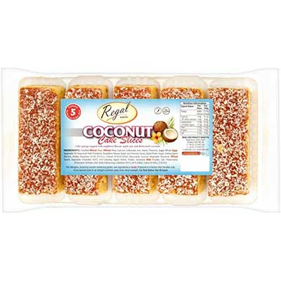 Regal Bakery  Coconut Cake Slices