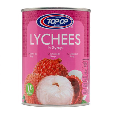 Top Op Lychee In Syrup Tin