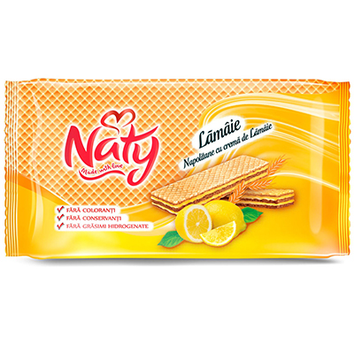 Naty lemon wafers