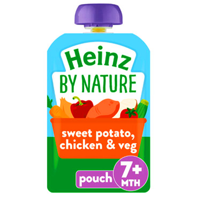 Heinz Sweet Potato, Chicken & Veggies Pouch 7m+