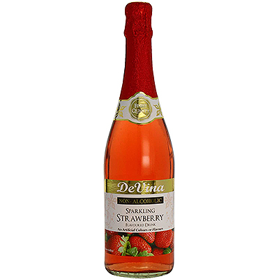 De Vina Non Alcoholic Sparkling Strawberry Flavored Drink