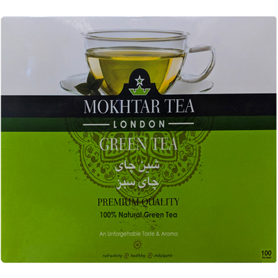 Mokhtar 100% Natural Pure Premium Grade Leaf Green Tea