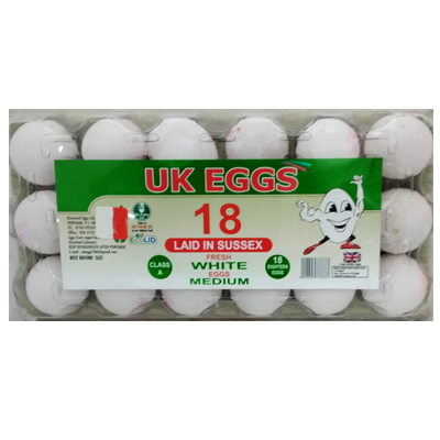 UK Eggs Medium White