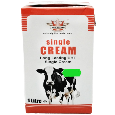 Crown Farms Single Cream