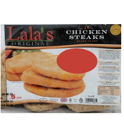 Lailas Chicken Steaks