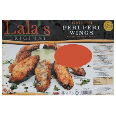 Lalas Grilled Peri Peri Wings