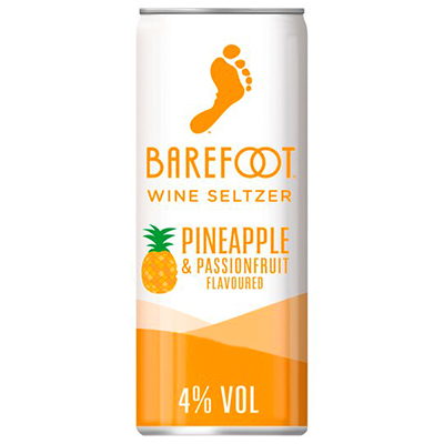 Barefoot Wine Seltzer Pineapple & Passionfruit