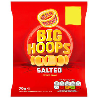 Hula hoops Big Hoops Salted