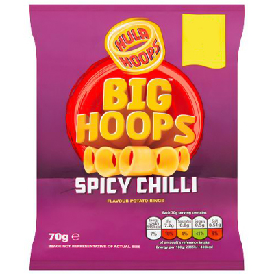 Hula hoops Big Hoops Spicy Chilli