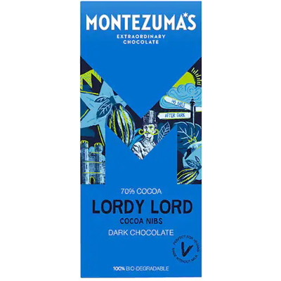 Montezumas Lordy Lord Cocoa Nib Dark Chocolate