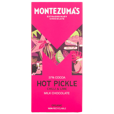 Montezumas Hot Pickle Chilli & Lime Milk Chocolate