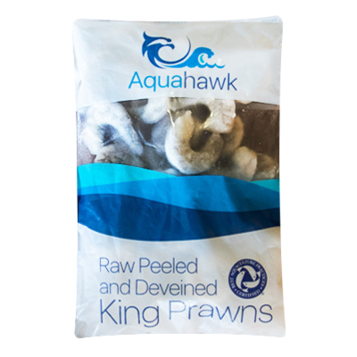 AquaHawk Raw Peeled King Prawns