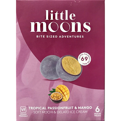 Little Moons Mochi Ice Cream Passionfruit & Mango 6pcs