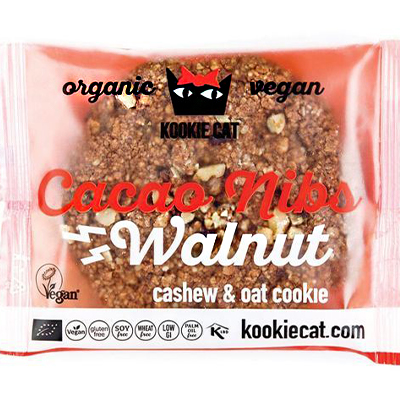 Kookie Cat Cacao Nibs & Walnut cookie