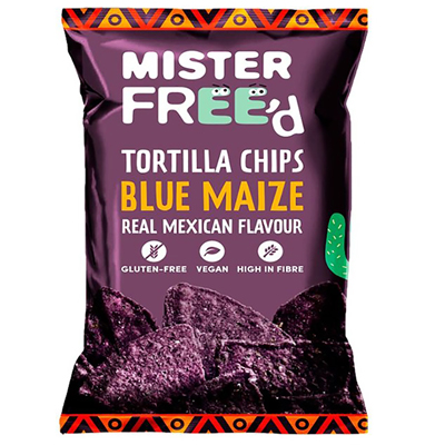 Mister Freed Tortilla Chips With Blue Maize