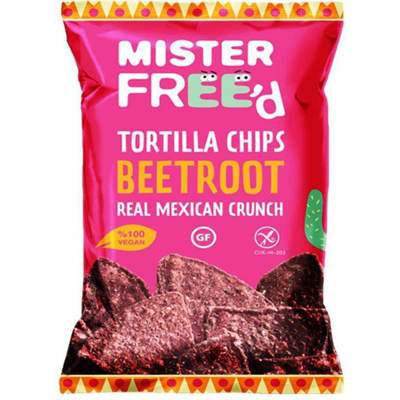 Mister Freed Tortilla Chips with Beetroot