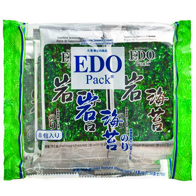 EDO Pack Sea Stone Seaweed Laver 8pcs