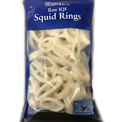 Seahawk Raw IQF Squid Rings