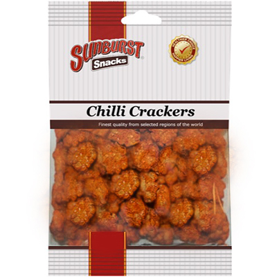 Sunburst snacks chilli crackers