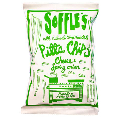 Soffles Pitta Chips Cheese & Spring Onion