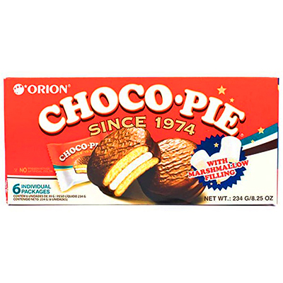 ORION CHOCO PIE WITH MARSHMALLOW FILLING