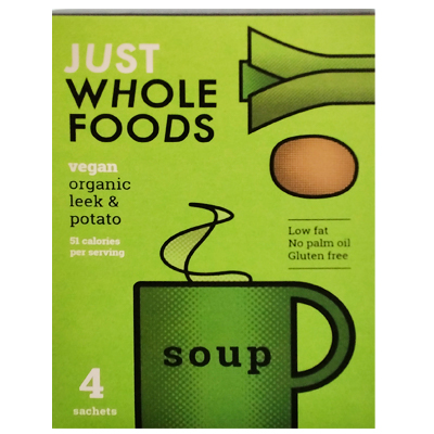 Just whole foods Vegan Organic Leek & Potato Soup 4pcs