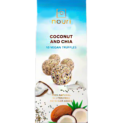 Nouri Coconut and Chia Vegan Truffles