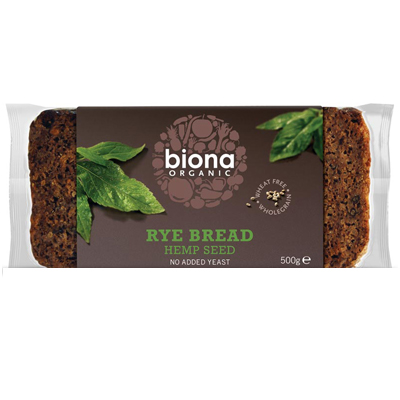 Biona Organic Rye Bread With Hemp Seed