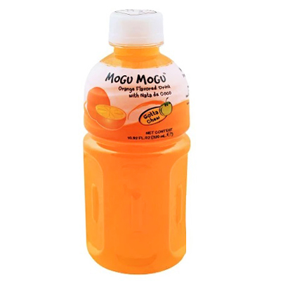 Mogu Mogu Orange flavored Drink With Nata De Coco