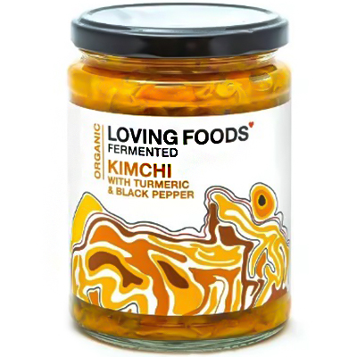 Loving Foods Fermented Kimchi with turmeric & pepper