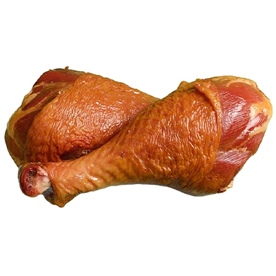 Smoked turkey drumsticks