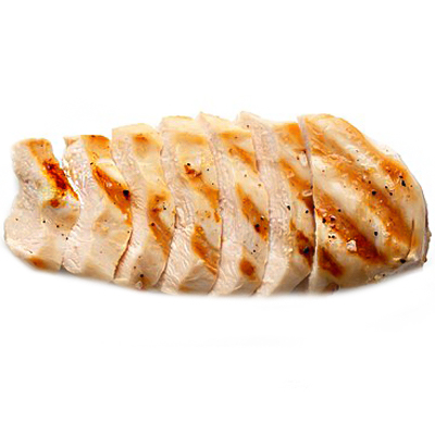 Sliced chicken