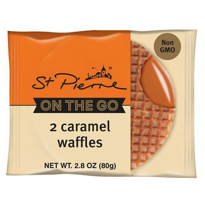 St Pierre On The Go Caramel Waffles