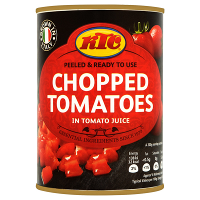 KTC Chopped Tomatoes In Tomato Juice